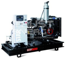 Дизельный генератор Genmac G250PO с АВР Открытая на раме Perkins 1506A-E88TAG3 trustenergo.ru